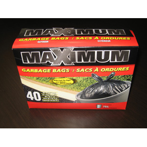 GARBAGE BAGS 40PCS 26X32