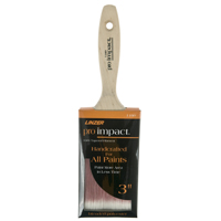 BRUSH FLAT SOLID RND POLY 3IN