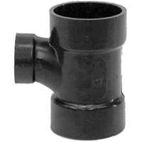 ABS SANITARY TEE 4X4X3IN