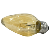 BULB CHNDLR 25W 120V AMB 2/PK