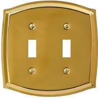 76TTBR 2-TOGGLE PLATE P. BRASS