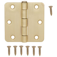 PRO-BHBR01PS HINGE DR 1/4 3X3 SB