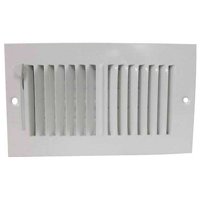 REGISTER SIDEWALL 2WY 8X4 WHT