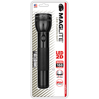 FLSHLT 2 CELL D BLACK MAGLITE