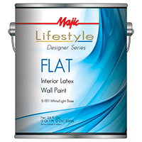 8-1811-1 FLAT WALL PAINT WHITE