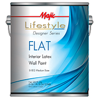 8-1812-1 FLAT WALL PAINT MED