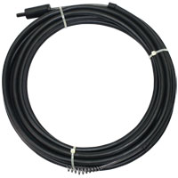 DRAIN SNAKE POWER 1/4X25FT BLK