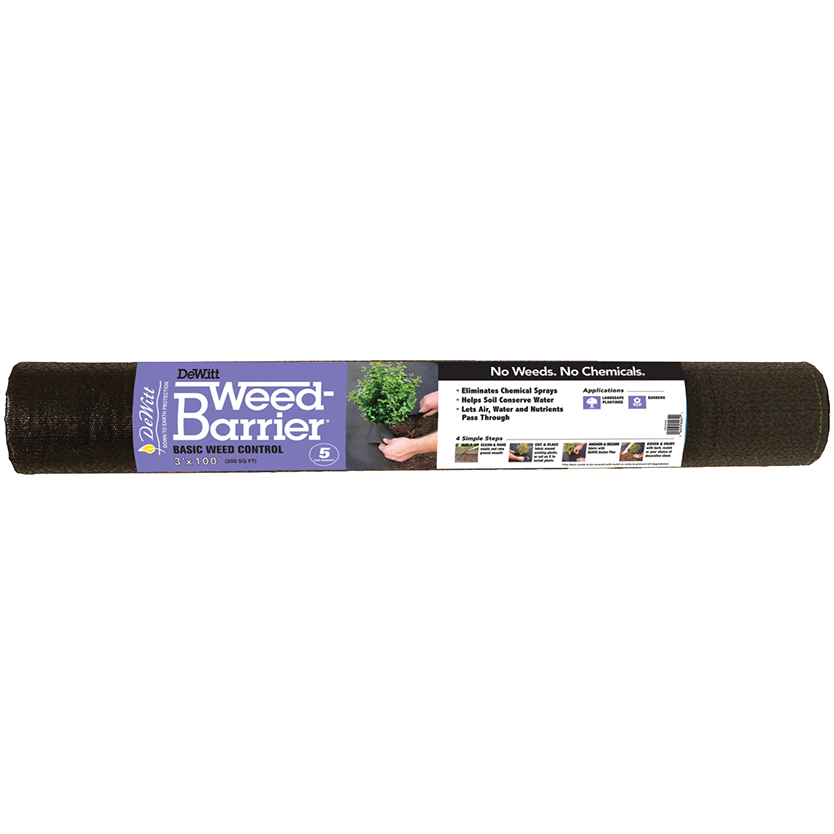 BARRIER WEED 5YR BLACK 3X100FT