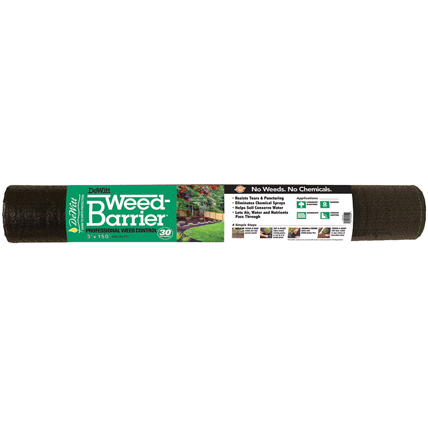 BARRIER WEED 30YR BLK 3X150FT