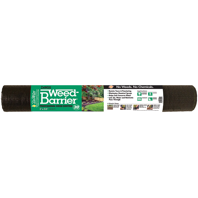 BARRIER WEED 30YR BLACK 3X50FT