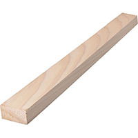 WH-1X2X3 WHT HARDWOOD BOARD