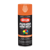 Krylon Fusion K02718007 Primer and Spray Paint, Gloss, Popsicle Orange, 12