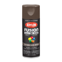 Krylon Fusion K02778007 Primer and Spray Paint, Textured, Dark Bronze, 12