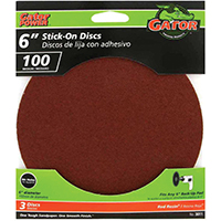 3011 PSA DISC 6" 100GRIT 3PK