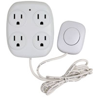 TAP INDOOR 4-OUTLET W/REMOTE