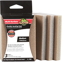 SANDING SPONGE 3X4X1/2IN MED