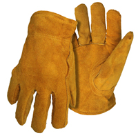 GLOVES PILE INSUL LEATHER 2XL