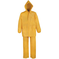 RAINSUIT PVC 2PC YELLOW XXXL