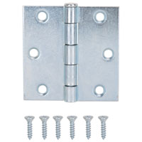 HINGE UTILITY STEEL 3X3IN ZN