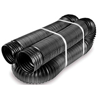 DRAIN PIPE SOLID FLEX 4INX25FT