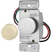 SWITCH DIMMER PBTN WHT/IVY 3WY