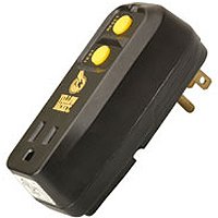 SURGE ADAPTER GFCI PLUG 120V 15A