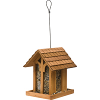 Perky-Pet 50172 Wild Bird Feeder, Mountain Chapel, 3.5 lb, Fir Wood, 13.23