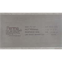 Backer Board Permabase 1/2x3x5ft