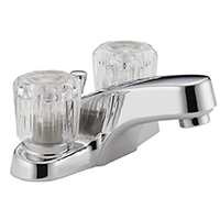 FAUCET LAV 2HANDLE CNTR CHROME