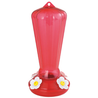 HOLLYHOCK HUMMINGBIRD FEEDER (25OZ)