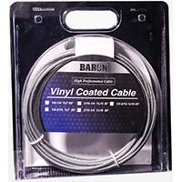 CABLE VINYL 7X19 3/16-1/4 50FT