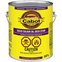 CABOT SOLID OIL STAIN MED. BASE