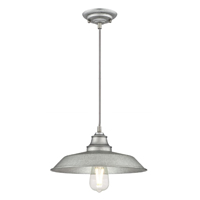 FIXTURE LGHT PNDT GALV STL 1LT