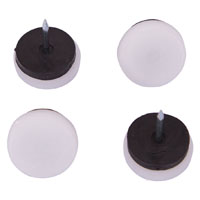 GLIDE PLASTIC W/CUSHION 7/8IN