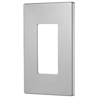 Eaton Cooper Wiring PJS Series PJS26SG-SP-L Mid-Size Wallplate, 1-Gang,