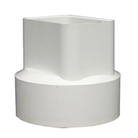 DOWNSPOUT ADAPTER TRIPWALL 4IN