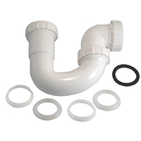 P-TRAP SWIVEL SLIP 1-1/2 WHITE