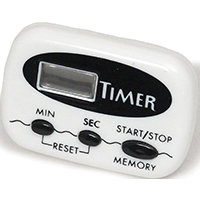 TIMER DIGITAL WHITE 2-1/2IN