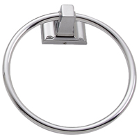 FREEDOM BRT CHRM TOWEL RING