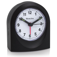 Westclox 47312 Alarm Clock, Black Case