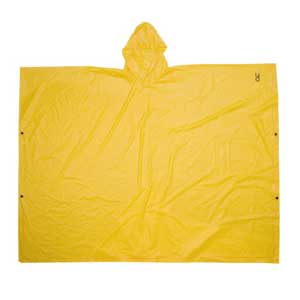 PONCHO LARGE PVC GREEN