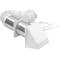 VENT KIT BATHROOM 4INX5FT WHT