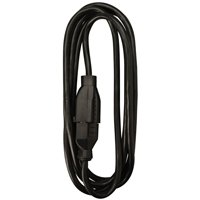 Woods 0260 Extension Cord, 16 AWG Cable, 8 ft L, 13 A, 125 V, Black