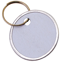 PAPER KEYTAG W/SPLIT RING BULK