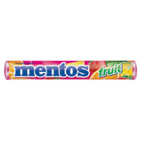 Mentos MF15 Fruit Rolls, Assorted Fruits Flavor, 1.32 oz
