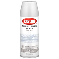 KRYLON CRAFT FOAM PRIMER LT GRAY