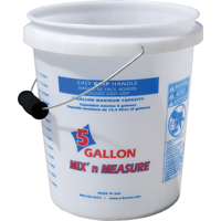 PAIL W/FOAM GRIP MIX/MEAS 5 G