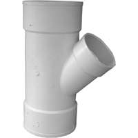 WYE PVC S&D 45DEG HUB 6X6X4