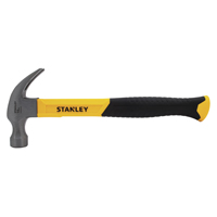 STANLEY STHT51512 Curved Claw and Nailing Hammer, 16 oz Head, Steel Head, 13