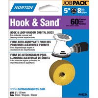 5" NORTON HOOK/LOOP 25PK 60G